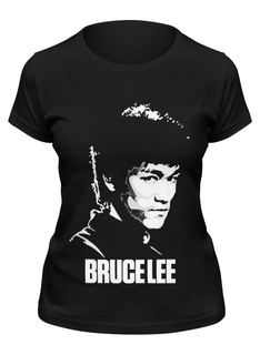 Футболка женская Printio Bruce lee черная S