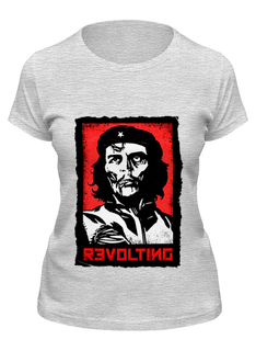 Футболка женская Printio Chegevara zombie серая 2XL