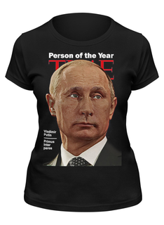 Футболка женская Printio Putin черная S