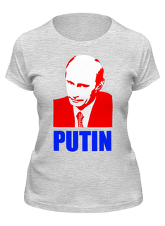 Футболка женская Printio Putin серая XL