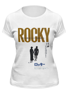 Футболка женская Printio Rocky / рокки белая XL