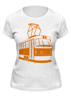 Футболка женская Printio Трамвай белая S