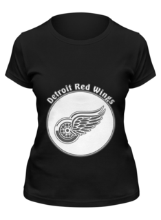 Футболка женская Printio Detroit red wings черная M