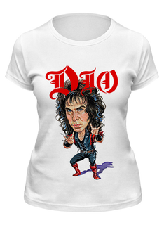 Футболка женская Printio Ronnie james dio белая L