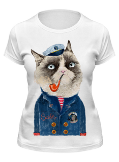 Футболка женская Printio Kitty белая S