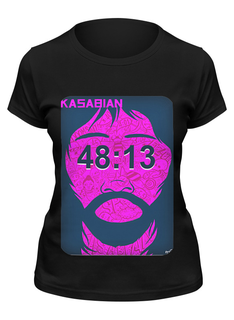 Футболка женская Printio Kasabian - 48:13 черная L