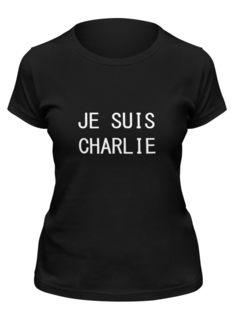 Футболка женская Printio Je suis charlie... черная M