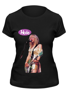 Футболка женская Printio Hole черная 2XL