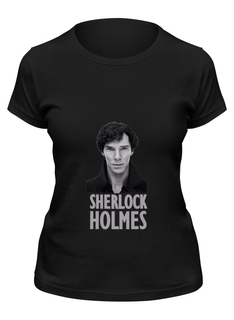 Футболка женская Printio Sherlock holmes черная M