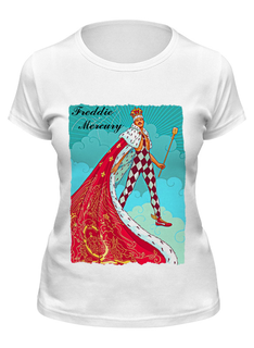 Футболка женская Printio Freddie mercury - queen белая XL