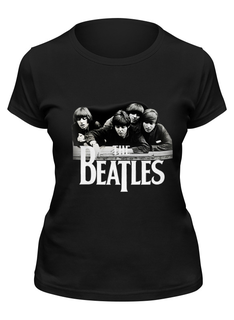 Футболка женская Printio The beatles черная L