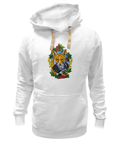 Худи Printio Лиса с голубем белое 3XL