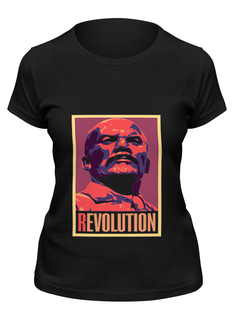 Футболка женская Printio Revolution черная M