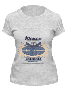 Футболка женская Printio Мгимо серая 2XL