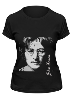 Футболка женская Printio John lennon черная M