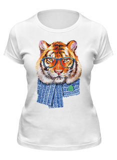 Футболка женская Printio Хипстигр белая M