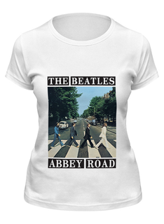 Футболка женская Printio The beatles белая L