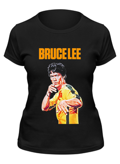 Футболка женская Printio Bruce lee черная M