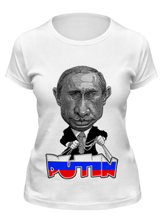 Футболка женская Printio Putin белая S