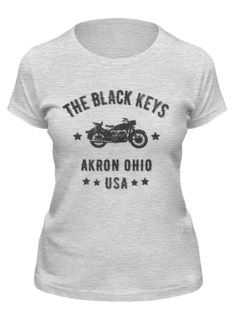 Футболка женская Printio The black keys черная 2XL