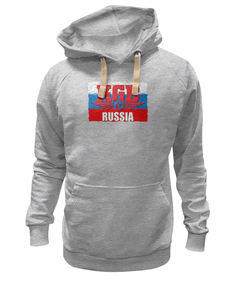 Толстовка унисекс Printio Kgb - russia серая S