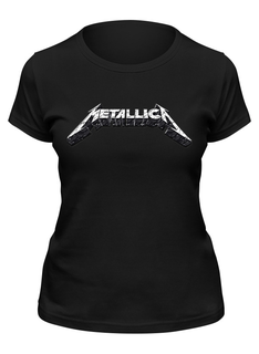 Футболка женская Printio Metallica черная M