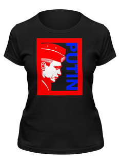 Футболка женская Printio Putin черная XL