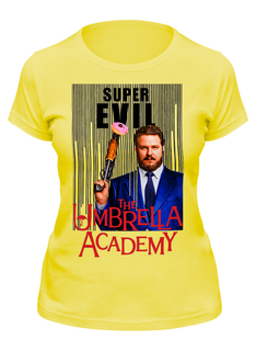 Футболка женская Printio The umbrella academy желтая 2XL