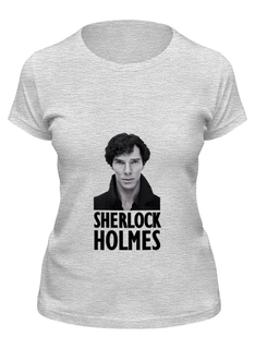Футболка женская Printio Sherlock holmes серая 2XL