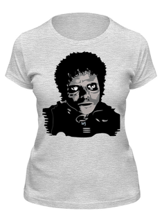 Футболка женская Printio Michael jackson серая 2XL