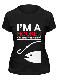 Футболка женская Printio I m hooker черная XL