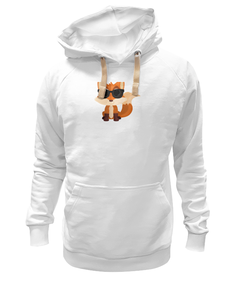 Худи Printio Лисичка белое 3XL
