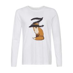 Лонгслив CoolPodarok Животные Рыжий Лис Zorro