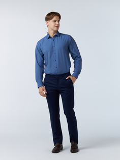 Рубашка мужская Westhero 9-675-56 синяя L