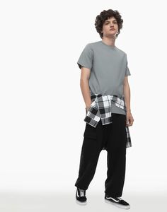 Брюки мужские Gloria Jeans BAC011655 черные S/182