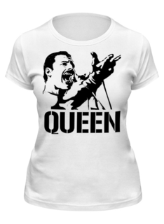 Футболка женская Printio Freddie mercury - queen белая S