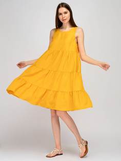 Платье женское Viserdi 10271 желтое 48 RU