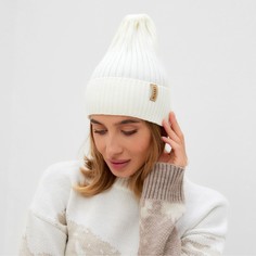Шапка женская MINAKU 9769797 белая р. 54-56
