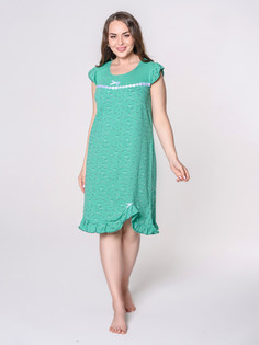 Ночная сорочка женская Pretty Mania NP001 зеленая 54-56 RU