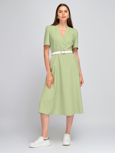Платье женское VISERDI 10351 зеленое 48 RU