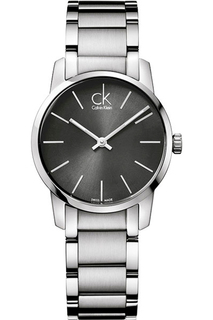 Наручные часы женские Calvin Klein City серебристые
