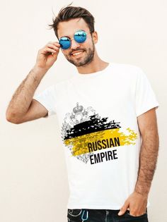 Футболка мужская Флаг Имперский белая 5XL No Brand