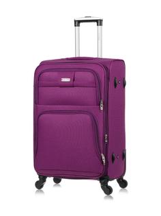 Чемодан унисекс LCase Barcelona фиолетовый, 70.5x45x30 см