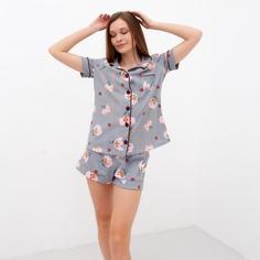 Пижама женская KAFTAN голубая 52-54