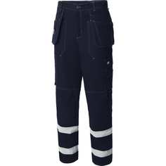 Брюки рабочие унисекс NoBrand синие 52-54