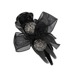 Заколка-краб женская Shineberry ES2930-257-25 чёрная