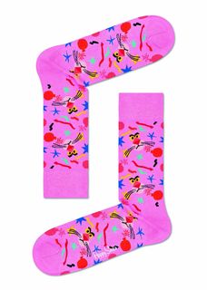 Носки унисекс Happy socks PAN01 3300 розовые 25