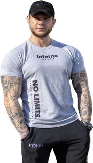 Футболка мужская INFERNO style Ф-001-033-03 серая XL