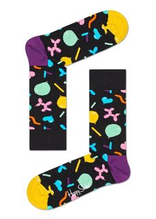 Носки унисекс Happy socks BAS01 черные 29