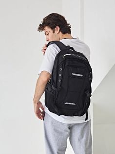 Рюкзак мужской UrbanStorm CH-BP-030-000010 черный, 44х31х21 см